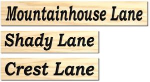 Mailbox signs